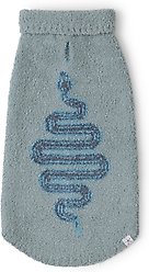 Barefoot Dreams CozyChic Snake Dog Sweater, Meadow Green, XX-Large slide 2 of 6