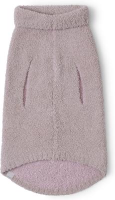 Show full view: Barefoot Dreams CozyChic Snake Dog Sweater, Dusty Mauve, X-Small slide 4 of 5