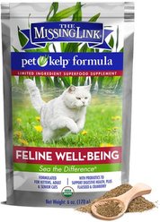 The Missing Link Pet Kelp Feline Well-Being Limited Ingredient Superfood Cat Supplement, 6-oz bag