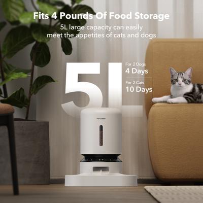 Show full view: Petlibro Granary WiFi 2.4G & 5G Automatic Two Cat & Dog Feeder slide 9 of 9
