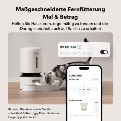 Show full view: Petlibro Granary WiFi 2.4G & 5G Automatic Two Cat & Dog Feeder slide 4 of 9