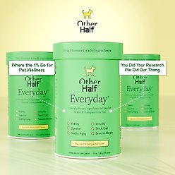 Other Half Everyday Multivitamin Bacon & Pumpkin Flavored Powder Supplement for Dogs, 60 scoops slide 2 of 7