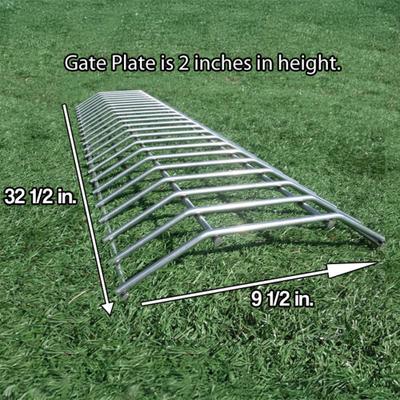 Show full view: Dig Defence No-Dig Gate Plate Dog Barrier, 4 count slide 2 of 10