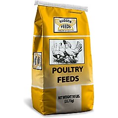 Hudson Feeds Poultry Feeds Chick Starter-Grower Medicated Chicken Feed, 50-lb bag