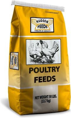 Show full view: Hudson Feeds 18% Multi-Flock Grower/Finisher Complete Poultry Feed, 50-lb bag slide 2 of 9