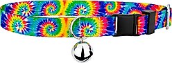 Country Brook Petz Classic Tie Dye Cat Collar, 8 to 12-in neck, 1/2-in wide