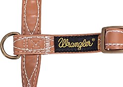 Wrangler Faux Leather with Stitching Step-In Dog Harness, Light Brown, Large: 24.5 to 42-in chest slide 2 of 5