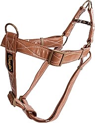 Wrangler Faux Leather with Stitching Step-In Dog Harness, Light Brown, X-Small: 9 to 15-in chest slide 2 of 5