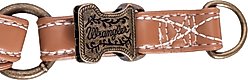 Wrangler Faux Leather with Stitching Step-In Dog Harness, Light Brown, Medium: 16.5 to 27-in chest slide 2 of 5