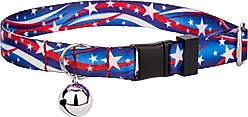Country Brook Petz Star Spangled Cat Collar, 8 to 12-in neck, 1/2-in wide slide 1 of 4