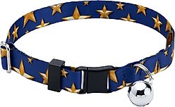 Country Brook Petz Duty Honor Country Cat Collar, 8 to 12-in neck, 1/2-in wide