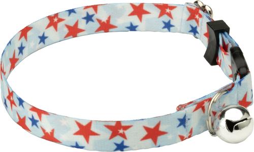 Show full view: Country Brook Petz American Celebration Cat Collar, 8 to 12-in neck, 1/2-in wide slide 7 of 8