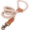 Show in main carousel: Wrangler Rope Dog Lead, Ivory, Medium/X-Large: 4-ft long, 5/8-in wide slide 1 of 6