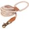 Show in main carousel: Wrangler Rope Dog Lead, Ivory, X-Small/ Small: 6-ft long, 3/8-in wide slide 1 of 6