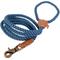 Show in main carousel: Wrangler Rope Dog Lead, Blue, X-Small/ Small: 6-ft long, 3/8-in wide slide 1 of 6