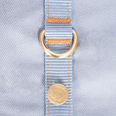 Show full view: Wrangler Denim Light Wash Vest Dog Harness, Light Blue, Medium: 16.5 to 27-in chest slide 6 of 8