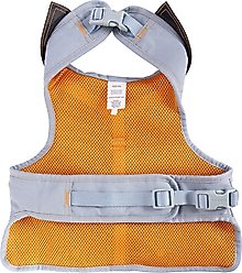 Wrangler Denim Light Wash Vest Dog Harness, Light Blue, Medium: 16.5 to 27-in chest slide 2 of 8