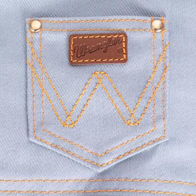 Show full view: Wrangler Denim Light Wash Vest Dog Harness, Light Blue, Medium: 16.5 to 27-in chest slide 3 of 8