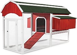 Prevue Pet Products Deluxe Double Nest Red Barn Chicken Coop slide 1 of 9