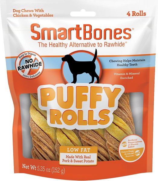Puffy Rolls Dreambone Dog Treats Review SMARTBONES Puffy Rolls Dog