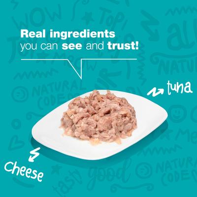 Show full view: Natural Code Tuna & Cheese Wet Cat Food, 3-oz can, case of 24 slide 4 of 10