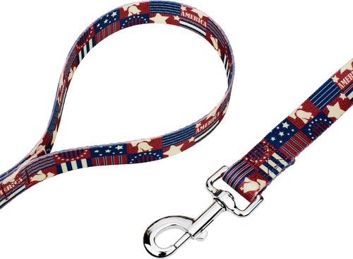 Show full view: Country Brook Petz Spirit of '76 Dog Leash, Medium: 6-ft long, 5/8-in wide slide 5 of 6