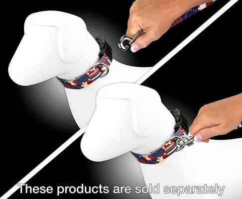 Show full view: Country Brook Petz Spirit of '76 Dog Leash, Medium: 6-ft long, 5/8-in wide slide 4 of 6