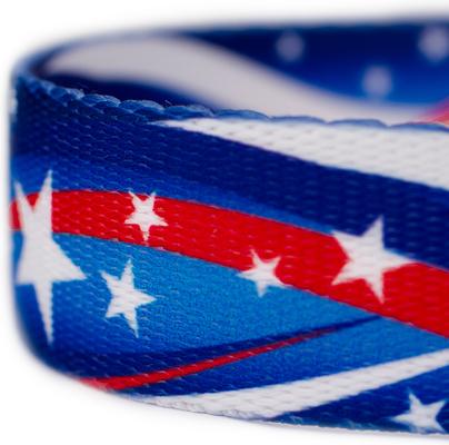 Show full view: Country Brook Petz Star Spangled Dog Leash, Large: 4-ft long, 1-in wide slide 5 of 5
