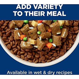 Hill's Science Diet Senior Adult 7+ Savory Stew with Chicken & Vegetables Canned Dog Food, 12.8-oz, case of 12