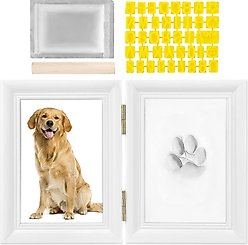 SlowTon Dog Paw Print Photo Frame & Clay Imprint Kit slide 1 of 7