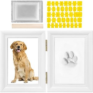 SlowTon Dog Paw Print Photo Frame & Clay Imprint Kit