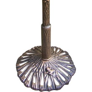 Oakland Living Handmade Metal Frog Bird Bath, Antique Bronze