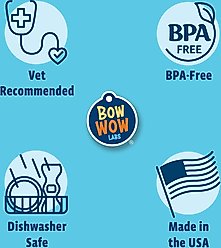 Bow Wow Labs Buddy Safety Device Bully Stick Treat Holder, Orange, Small slide 2 of 9