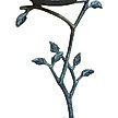 Show in main carousel: Oakland Living Handmade Metal Meadow Bird Bath, Verdi Grey slide 4 of 7