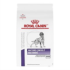 Royal Canin Veterinary Diet Adult Mature Consult Medium Breed Dry Dog Food, 19.8-lb bag