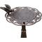 Show in main carousel: Oakland Living Handmade Metal Rose Bird Bath, Antique Bronze slide 3 of 6
