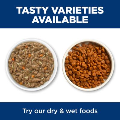 Show full view: Hill's Science Diet Kitten Liver & Chicken & Savory Salmon Variety Pack Wet Cat Food, 2.9-oz can, case of 12 slide 9 of 13