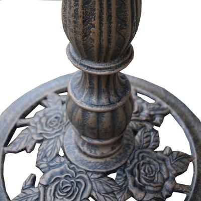 Show full view: Oakland Living Handmade Metal Rose Bird Bath, Antique Bronze slide 4 of 6