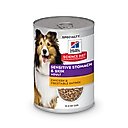 Hill's Science Diet Adult Sensitive Stomach & Sensitive Skin Chicken & Vegetable Entree Canned Dog Food, 12.8-oz, 12 count