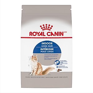 Royal Canin Feline Health Nutrition Indoor Long Hair Adult Dry Cat Food, 6-lb bag