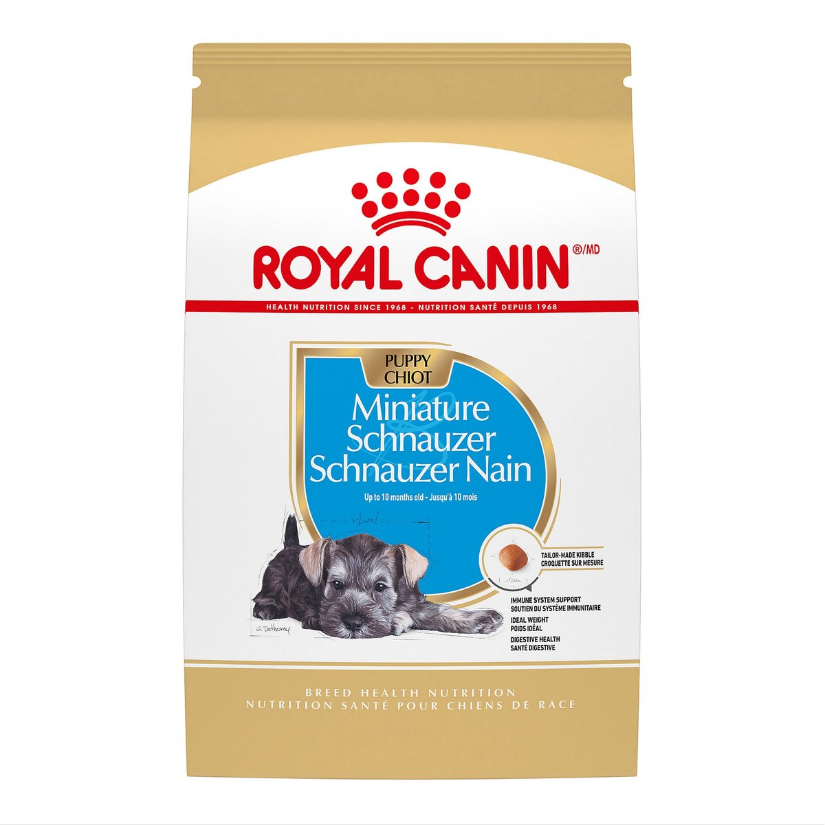 Miniature Schnauzer Puppy Dry Dog Food, Royal Canin, 2.5-lb bag