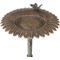Show in main carousel: Oakland Living Handmade Metal Butterfly Sunflower Bird Bath, Antique Bronze slide 3 of 6