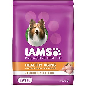 Iams Proactive Health Healthy Aging with Real Chicken Senior Dry Dog Food, 29.1-lb bag