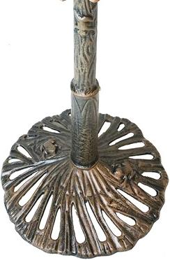 Show full view: Oakland Living Handmade Metal Butterfly Sunflower Bird Bath, Antique Bronze slide 5 of 6