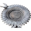 Show in main carousel: Oakland Living Handmade Metal Sunflower Bird Bath, Antique Pewter slide 3 of 6