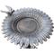 Show in main carousel: Oakland Living Handmade Metal Sunflower Bird Bath, Antique Pewter slide 3 of 6