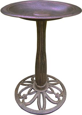 Show full view: Oakland Living Handmade Metal Upland Bird Bath, Antique Bronze slide 2 of 5