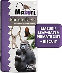 Mazuri Leafeater Primate Biscuit Food, 25-lb bag