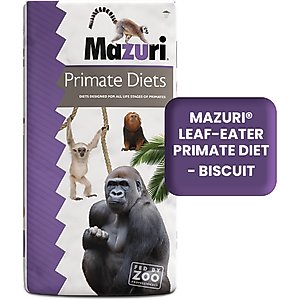 Mazuri Leafeater Primate Biscuit Food, 25-lb bag