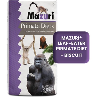 Mazuri Mazuri Leafeater Primate Biscuit Food, 25-lb bag